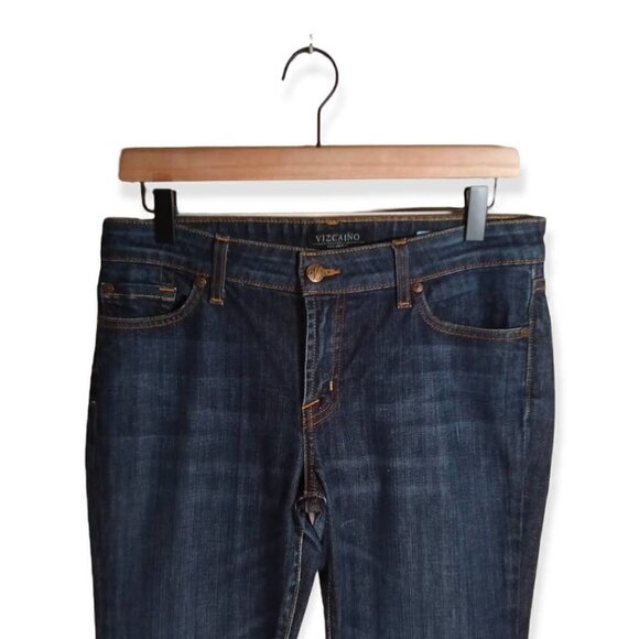 Vizcaino Mid-Rise Straight Leg Jeans Size 28 - Picture 2 of 5